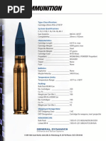 20mm Ammunition PGU-27 A/B TP