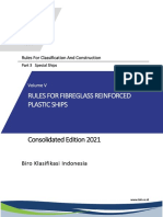 Vol V Rules For Fiberglass Reinforced Plastic Ship