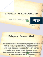 1 Pengantar Farmasi Klinik