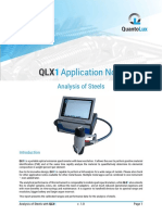 QLX1 Application Note Analysis of Steels