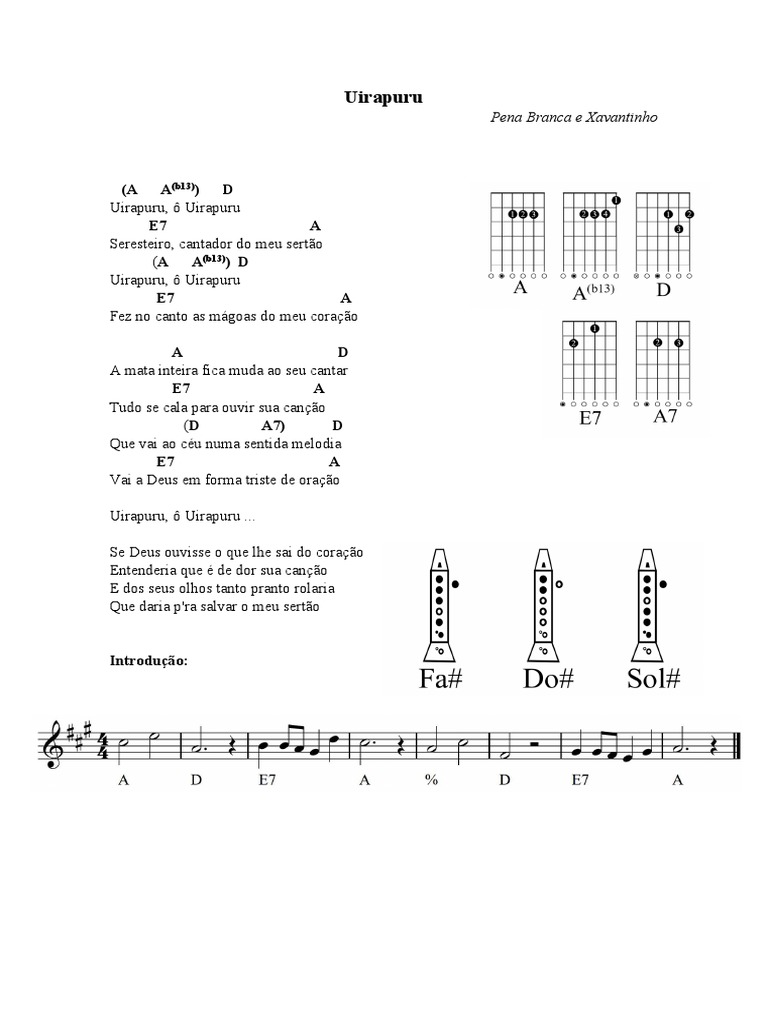 Uirapuru: Canção do Sertão | PDF