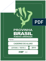 Provinha Brasil 2-2014 Caderno Aluno Leitura