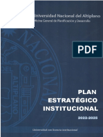 (1.2) Plan Estratégico 2022-2025