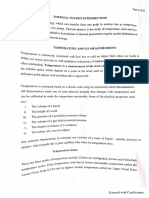 Phy 101 - Temperature, Gas Laws, Heat Transfer