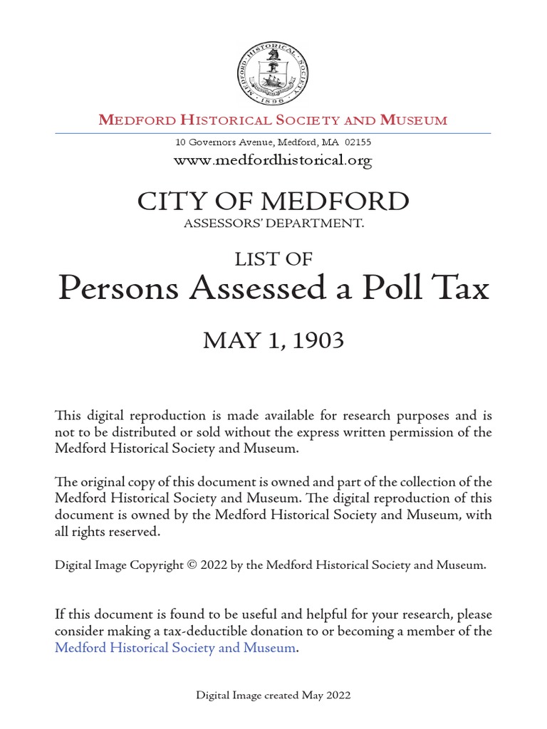 1903 PollTax Medford Record PDF