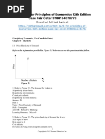 Principles of Economics 12th Edition Case Test Bank 1