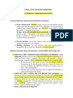 Procesal Civil Segundo Semestre