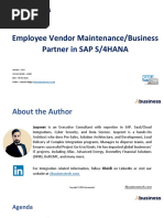 Employee Vendor Maintenance Business