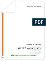 Manual de Usuario WEBEX