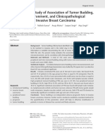 A Retrospective Study of Association of Tumor Budd