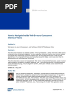 How To Navigate Inside Web Dynpro Component Interface Views