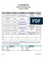 Planholders List PS 19 Decommission 200916