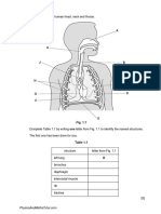 Test - Biology - AS1 - Respiration 1