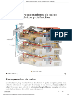 Qué Son Los Recuperadores de Calor. Conceptos Básicos y Definición