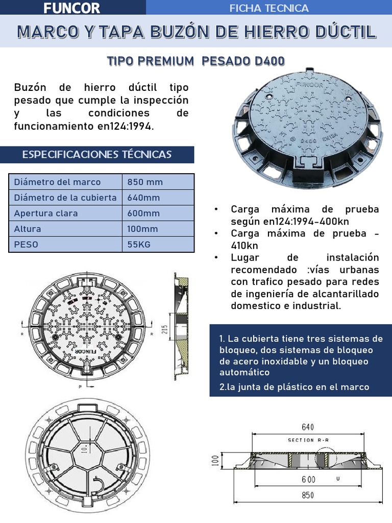Ficha Tecnnica Buzon FUNCOR | PDF | Tecnología