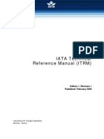 IATA Technical Reference Manual