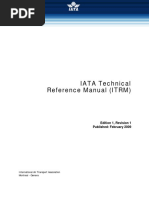 IATA Technical Reference Manual