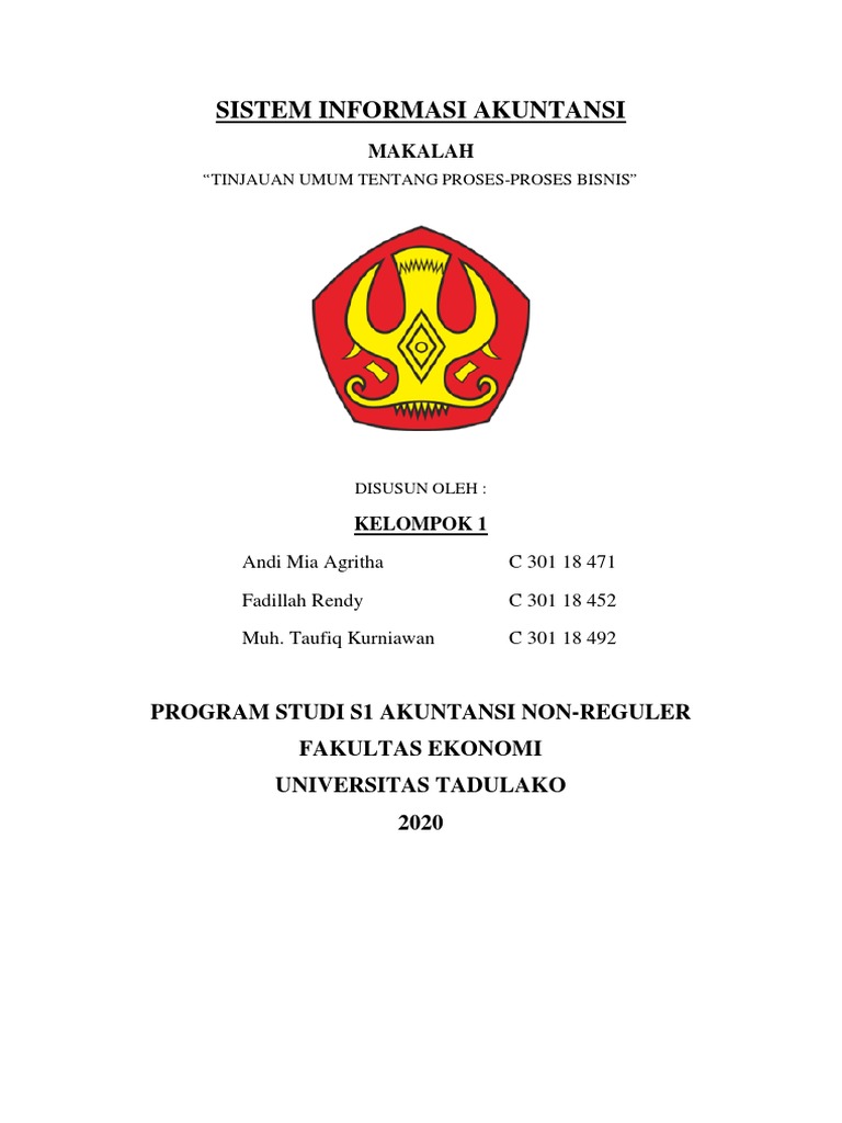 Tinjauan Umum Tentang Proses Proses Bisnis | PDF