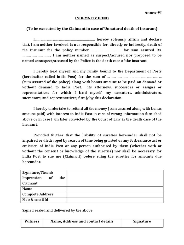 indemnity-bond-for-death-claim-pdf