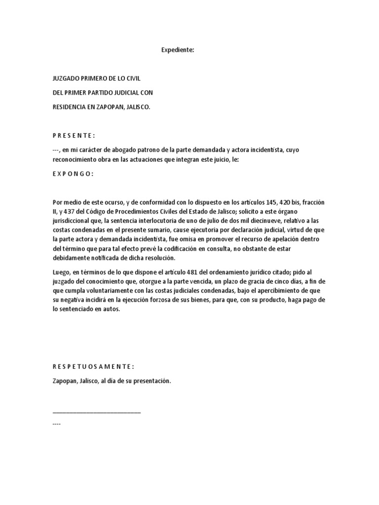 Cause Ejecutoria Sentencia Interlocutoria | PDF