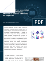 Medidas Descritivas Associadas À Variáveis Quantitativas: Medidas de Posição e Medidas de Dispersão