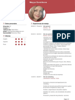 Mayya Gorshk. CV, Español