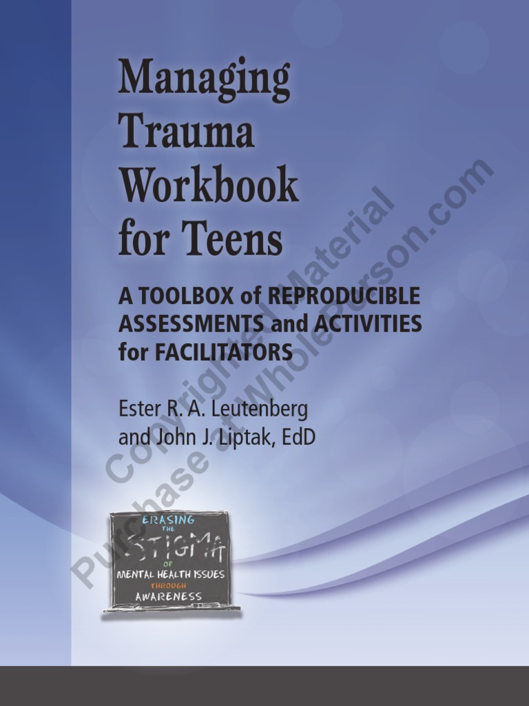 Managing Trauma For Teens Pdf