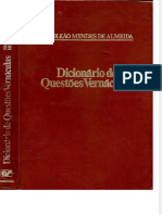 Dicionário de Questões Vernáculas - Napoleão Mendes de Almeida