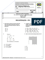 Recuperação Final PD1