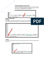 Understanding The Status Bar