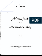 Lanti - Manifesto de La Sennaciistoj, 1970