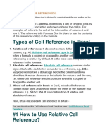 Cell Referencing