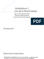 ANTIBIOTICOS I Inhibidores de La Pared Celular