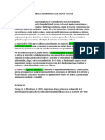 Reflexiones Bioéticas Sobre El Mejoramiento Genético de Cultivos