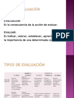 Evaluación