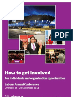 How To Get Involved: For Individuals and Organisation Opportunities Labour Annual Conference