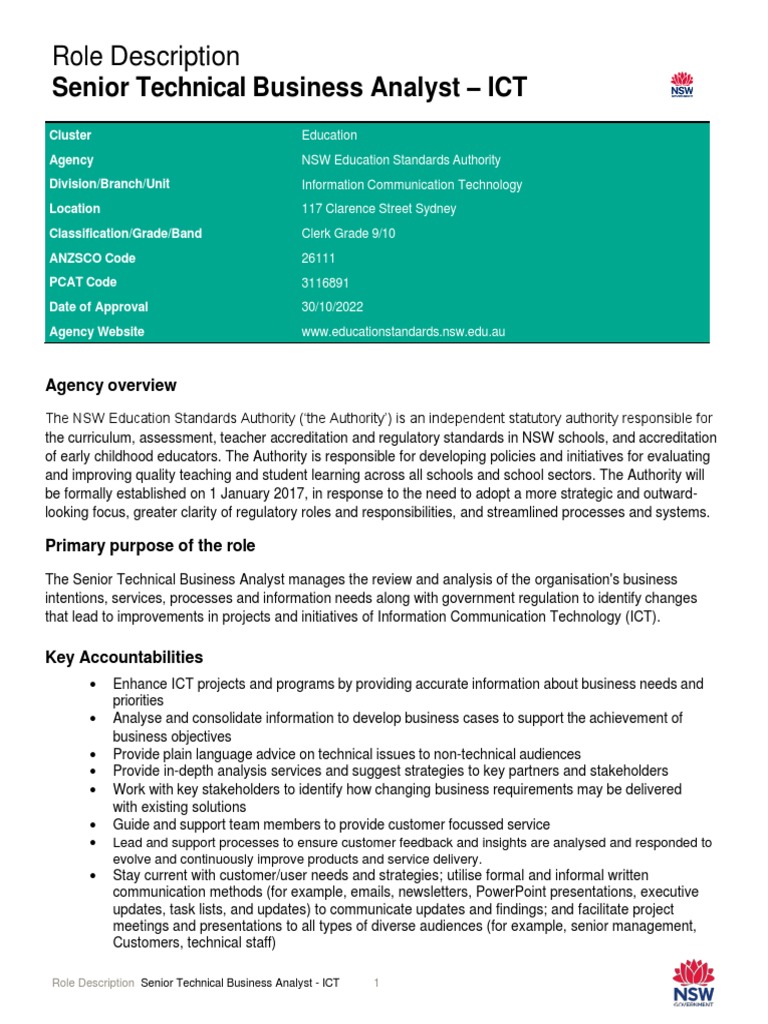 RD+ +Senior+Technical+Business+Analyst+ | PDF