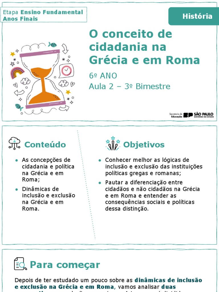 Cidadania na Grécia e Roma Antiga | PDF | Império Romano | Cidadania