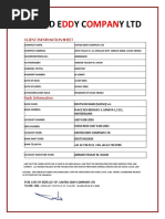 Company Information Sheet (CIS) Form | PDF