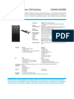 6J9A8LA#ABM HP Z2 Tower G9 Desktop