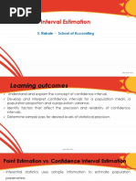 Unit 2 Interval Estimation-1