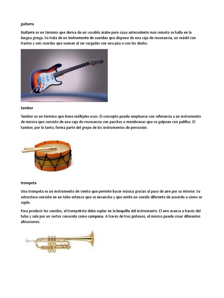 Instrumentos Musicales | PDF | Flauta | Instrumentos de viento de madera