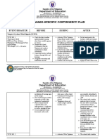 Hazard Specific Contingency Plan