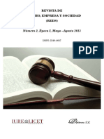 Número 2, Época I, Mayo - Agosto 2013: Revista de Derecho, Empresa Y Sociedad (REDS)