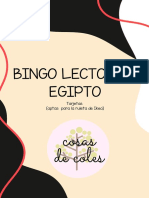 Bingo Lector de Egipto