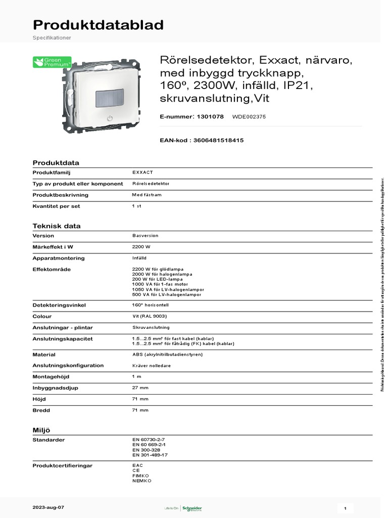 Exxact WDE002375 | PDF