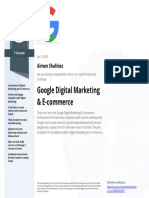 Google Digital Marketing & E-Commerce