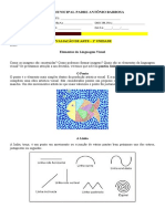 arte 6º ano prova