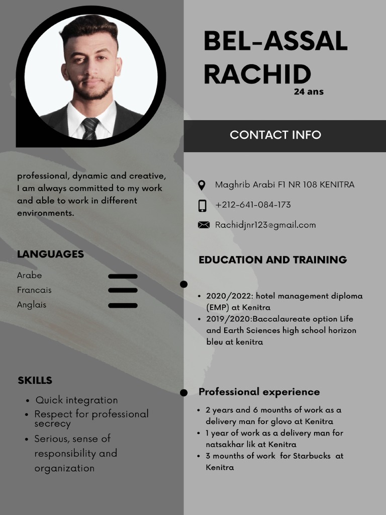CV Rachid | PDF