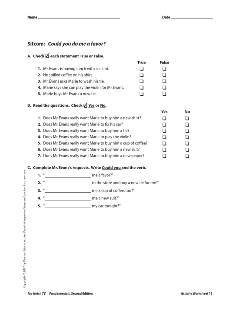 Unit 13 Video Worksheets Pdf
